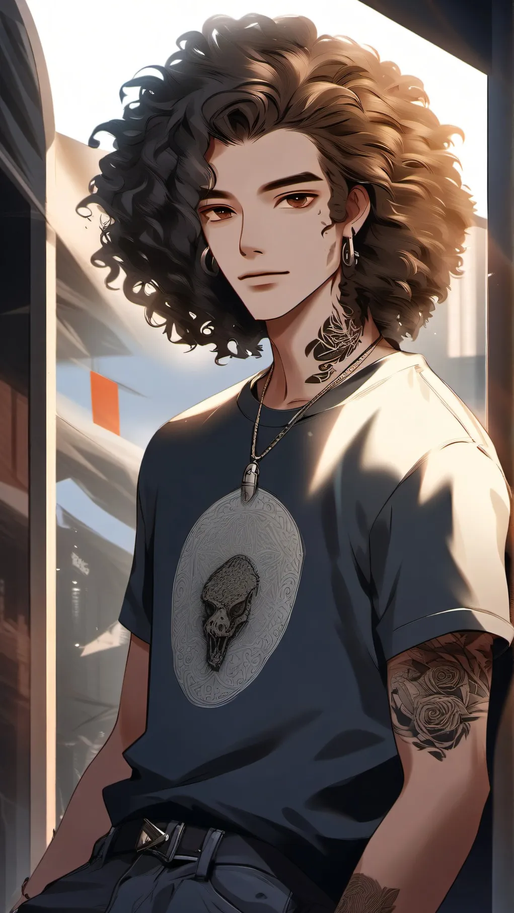 ai character: Dominic  background