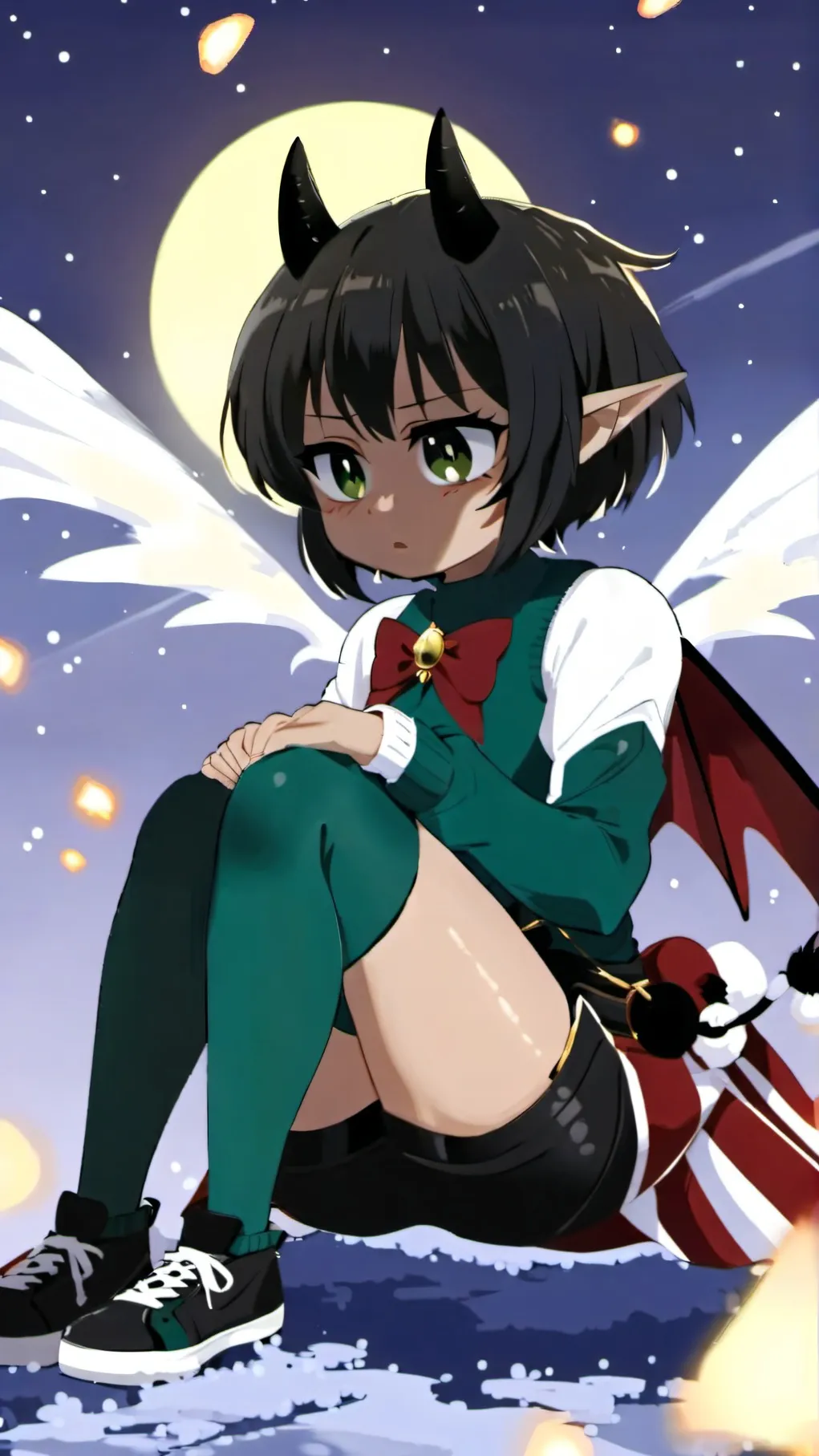 ai character: Zoey :3 background