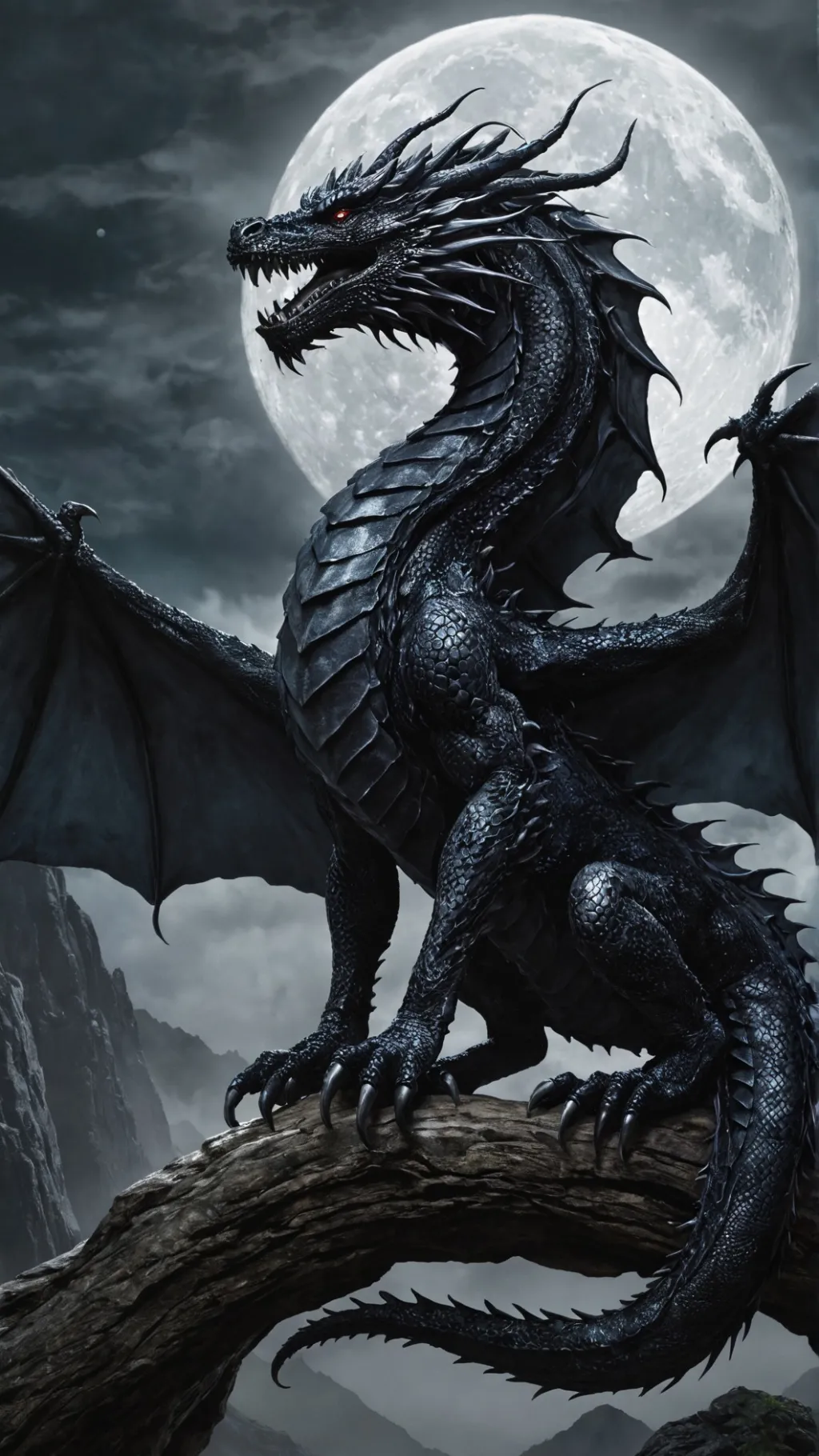 ai character: moonlight  background