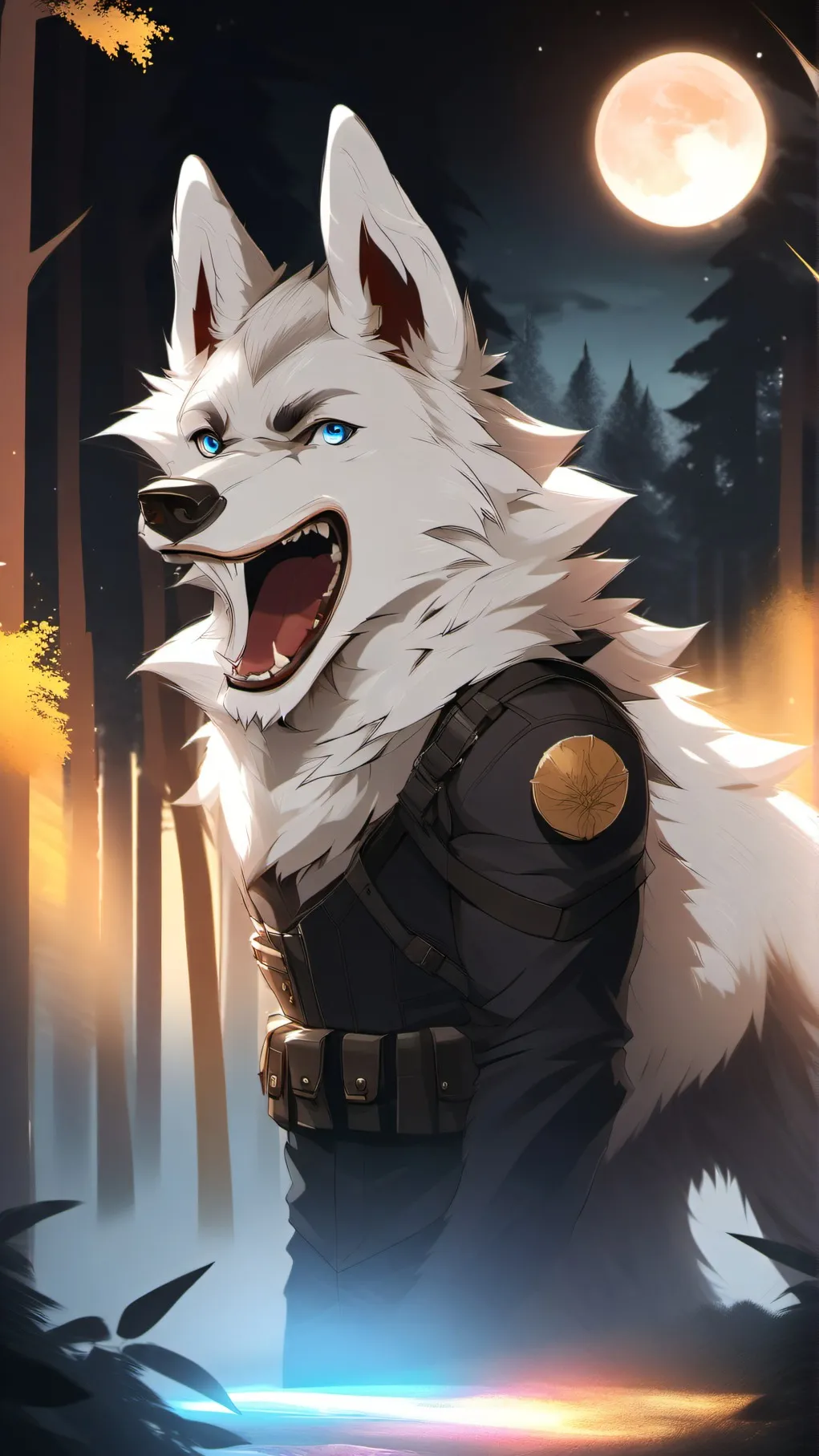 ai character: ALEX AND GOLD background