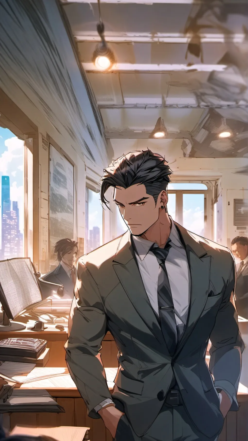 ai character: Theodore Brown background