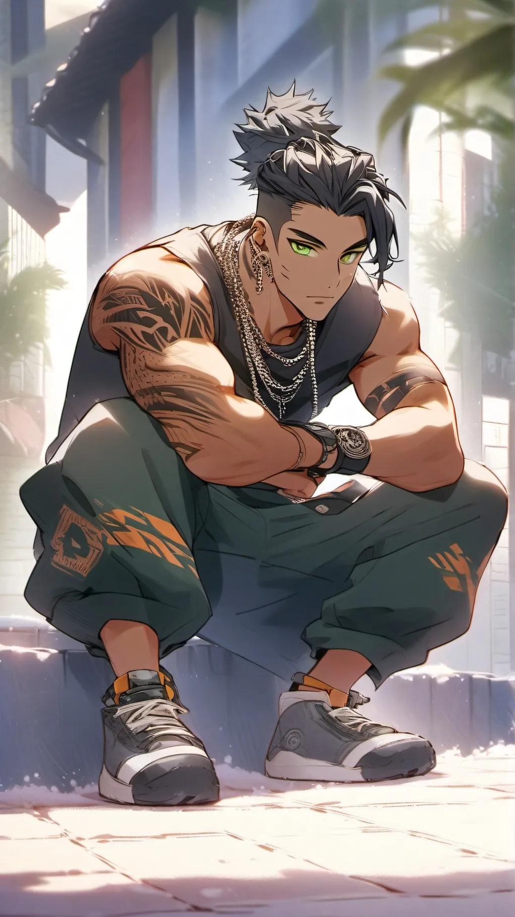 ai character: Nicholas Mundein background