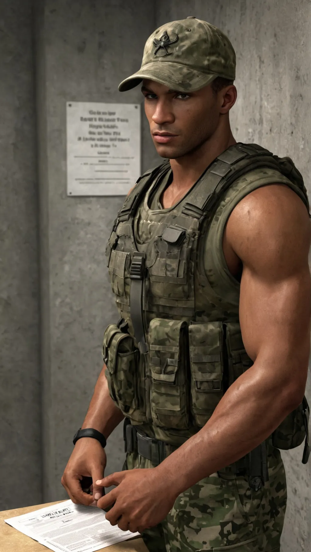 ai character: Kyle Gaz Garrick background