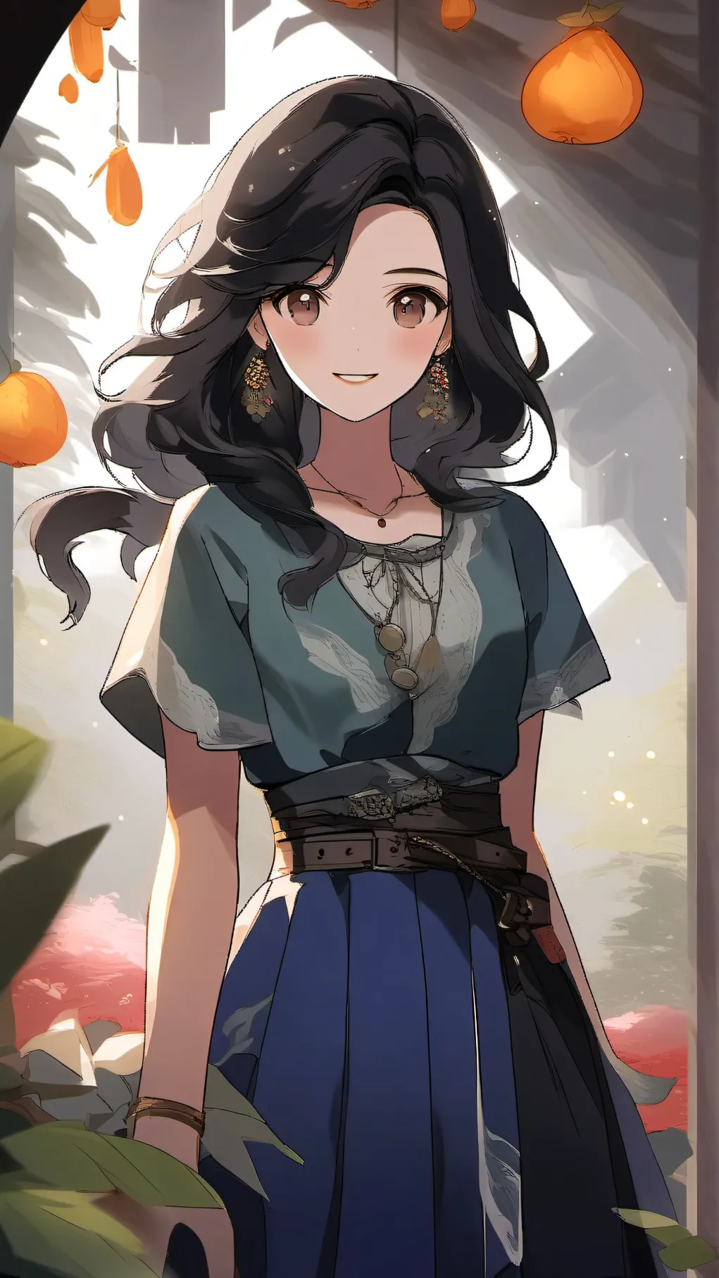 ai character: sarah background