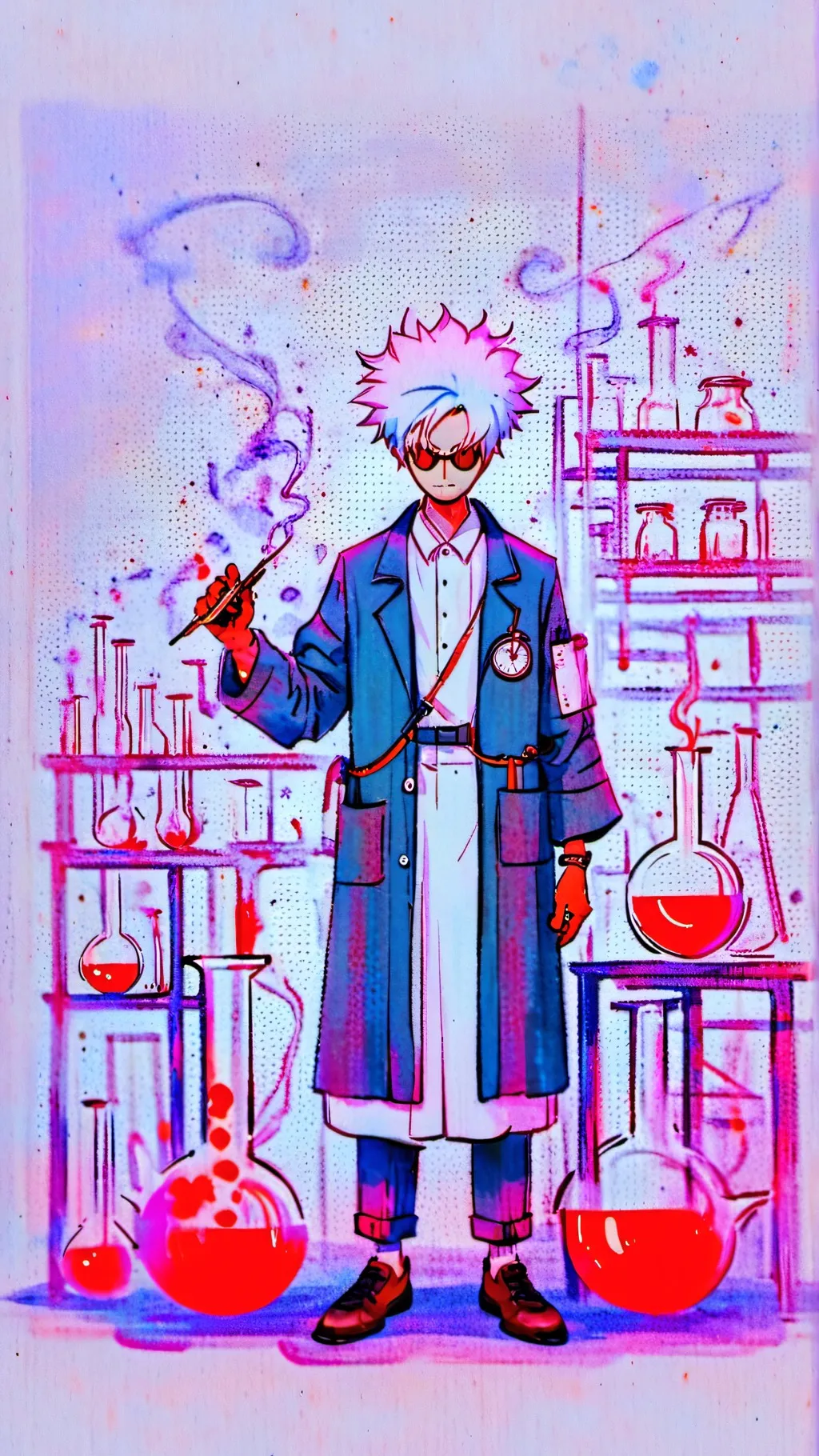 ai character: mad scientists background