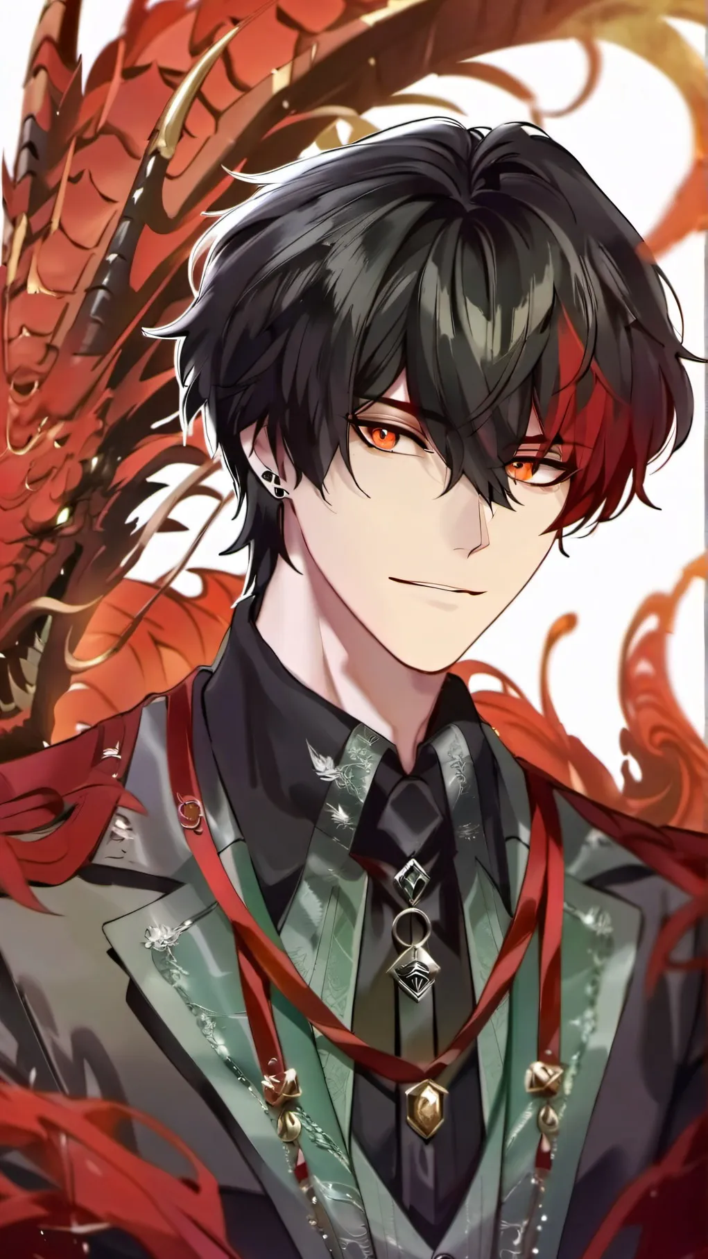 ai character: Zander(hybrid O.C) background