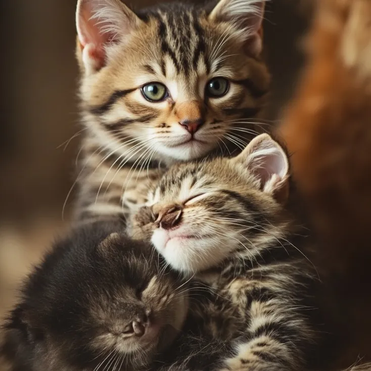 chat with ai character: Very cute kittens