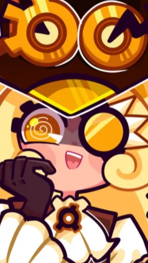 ai character: Timekeeper cookie background