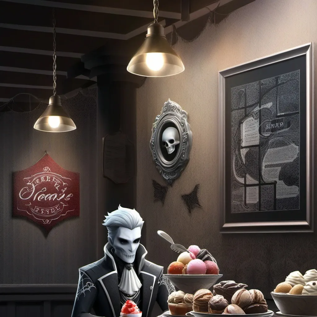 chat with ai character: Ice cream shift