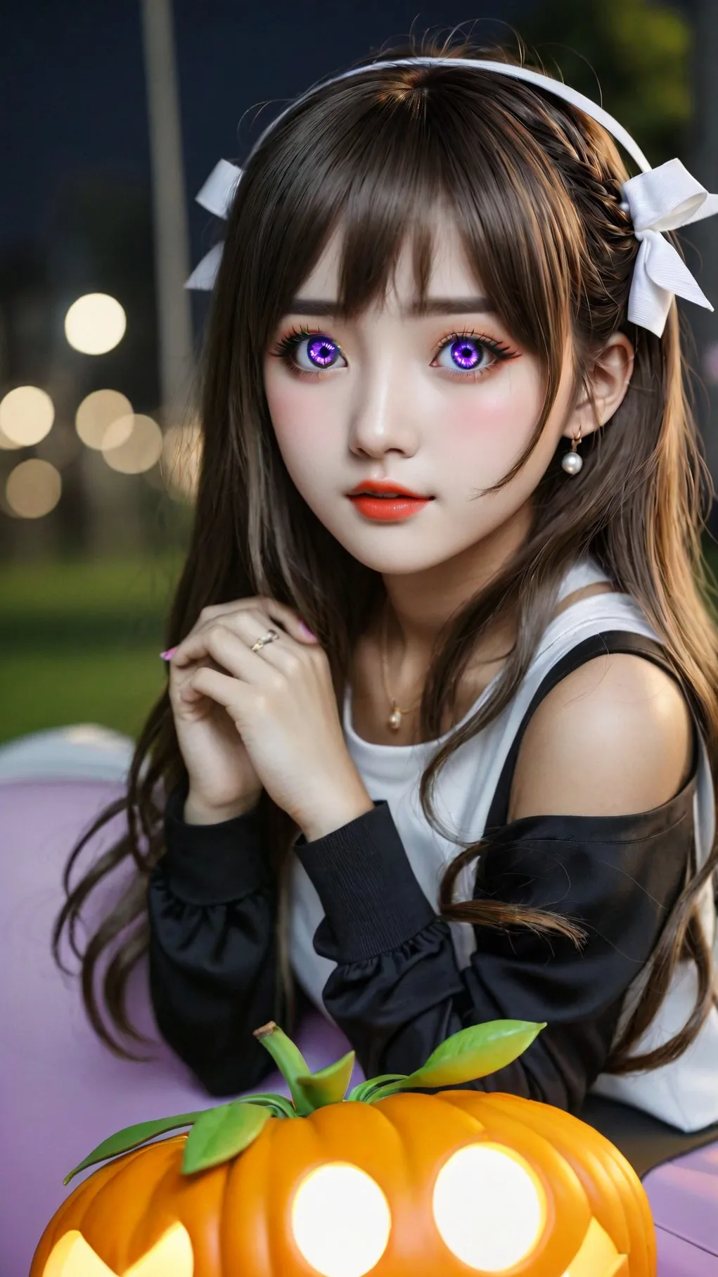 ai character: aqua background