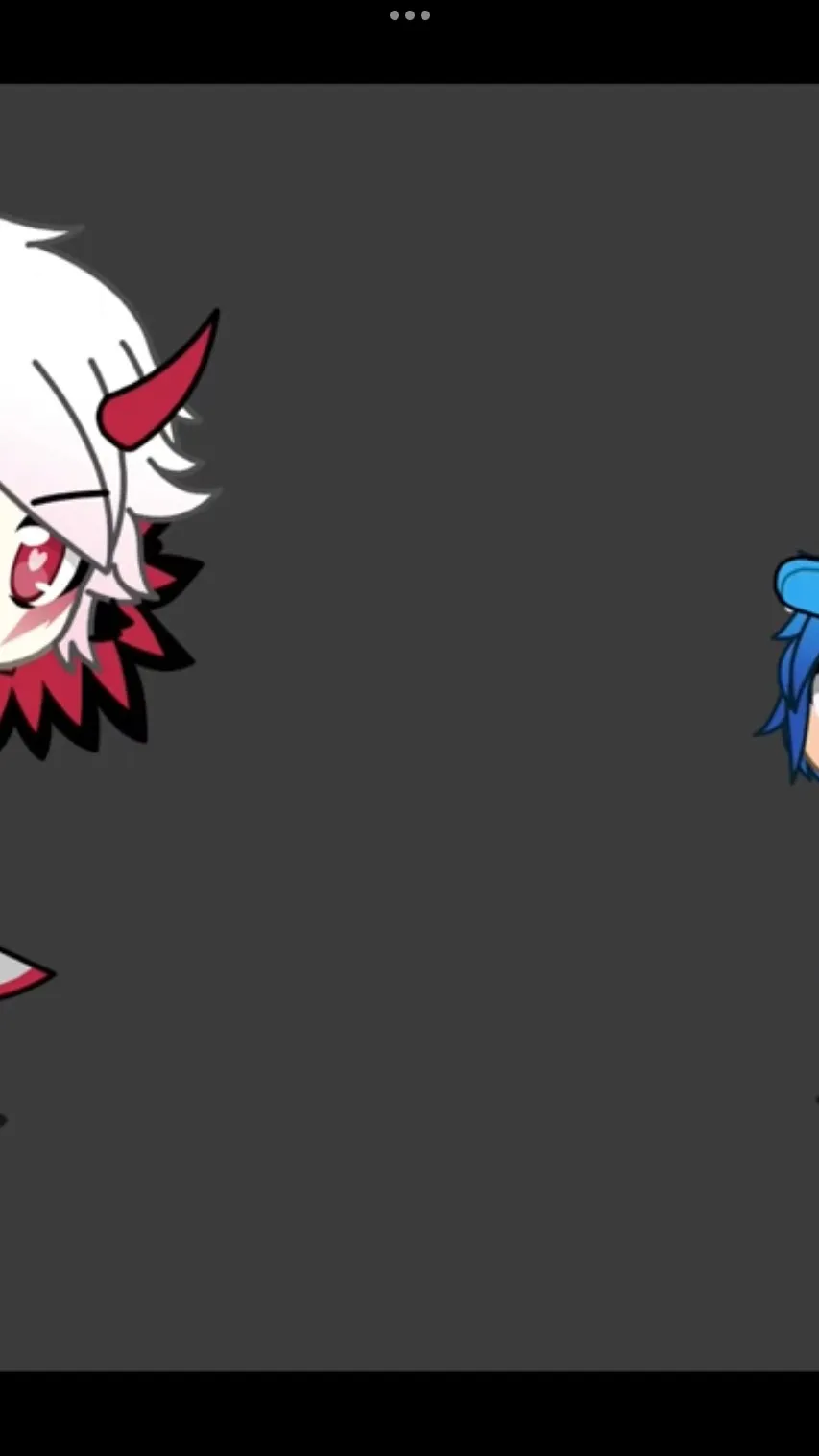 ai character: Gacha glitches background