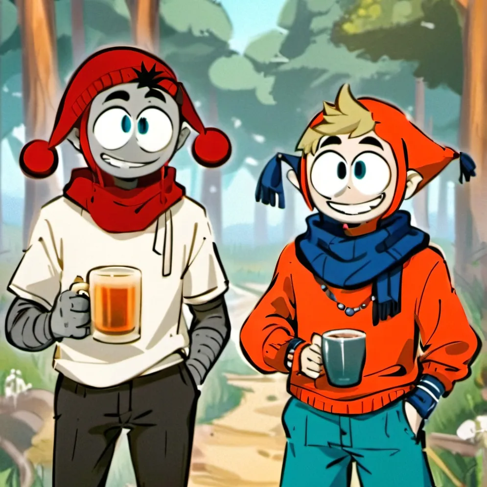 chat with ai character: Cuphead and Mugman