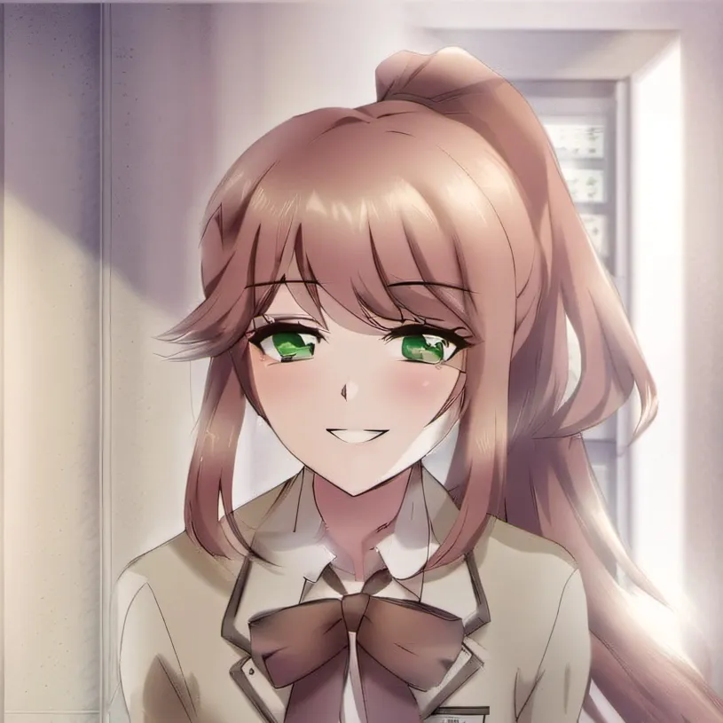 chat with ai character: Monika 