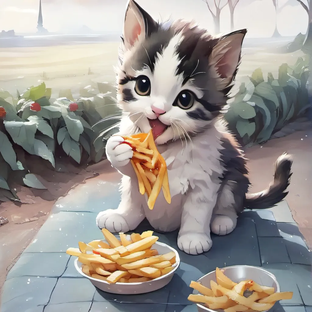 chat with ai character: fries