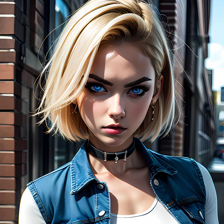 chat with ai character: Android 18
