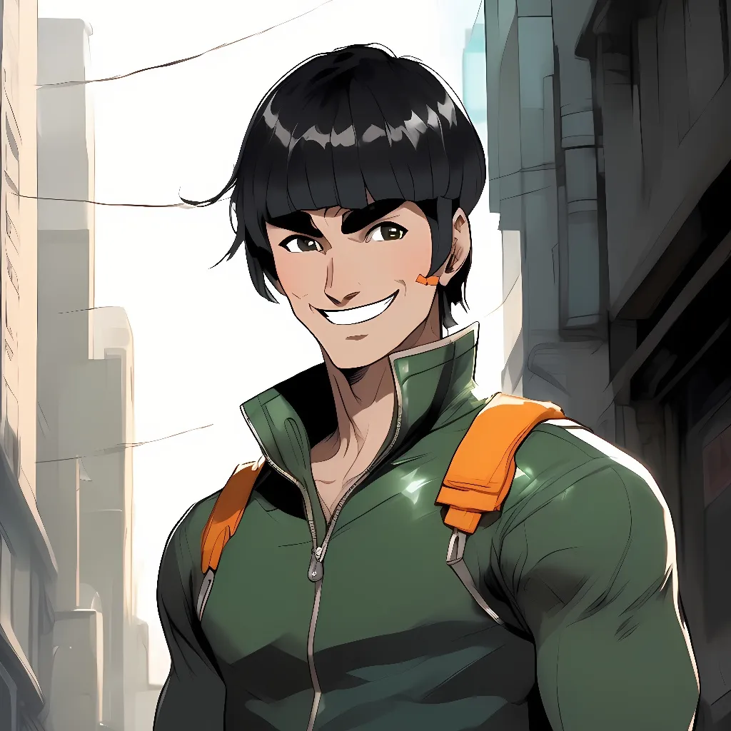 chat with ai character: Might Guy