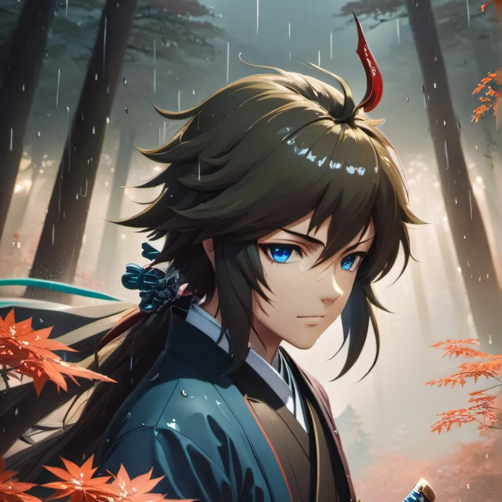 chat with ai character: Giyuu Tomioka