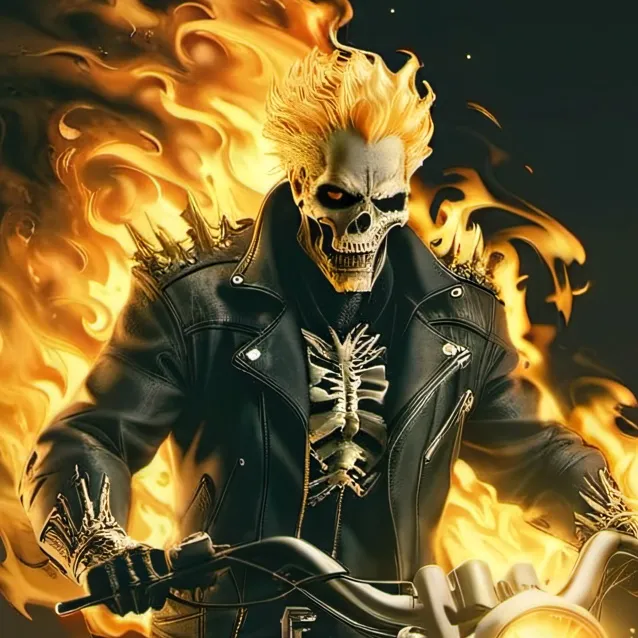 chat with ai character: Ghost Rider 👻 