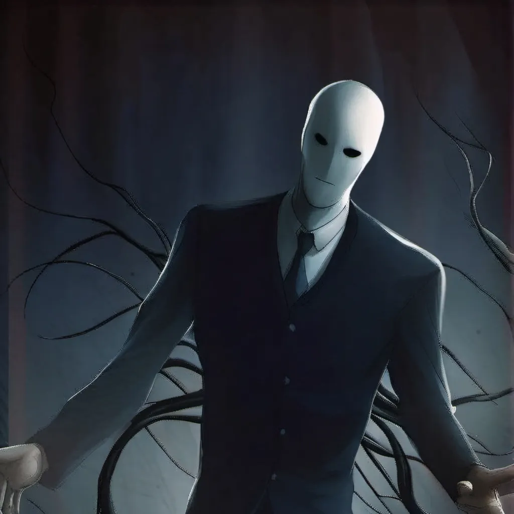 chat with ai character: Slender man 