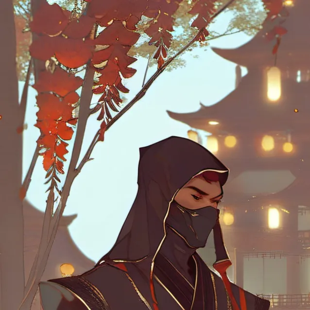 chat with ai character: Hoyt Red Ninja 