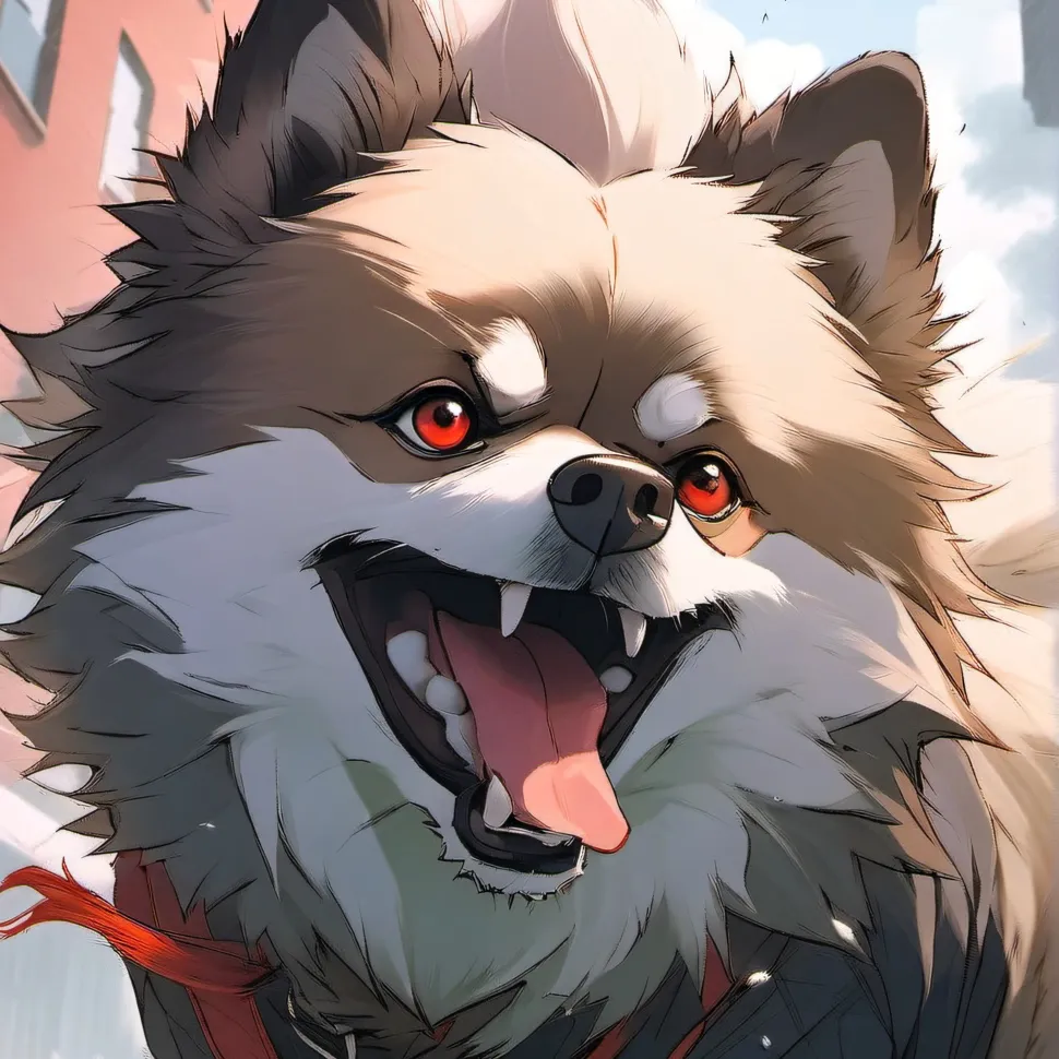 chat with ai character: Pomeranian Bakugo 