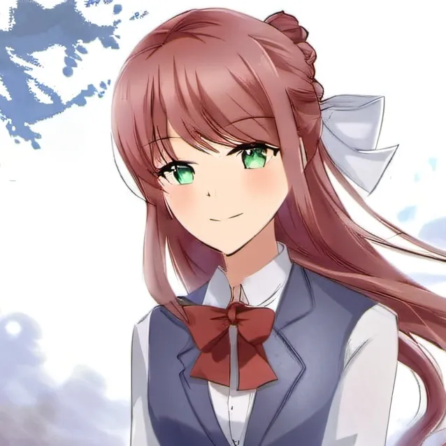 chat with ai character: Monika~❤️🖋
