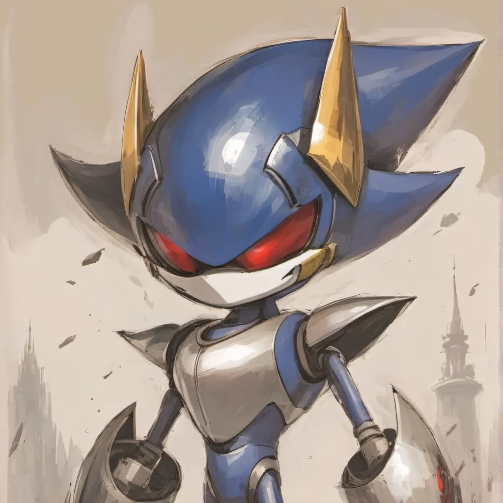 chat with ai character: metal Sonic 