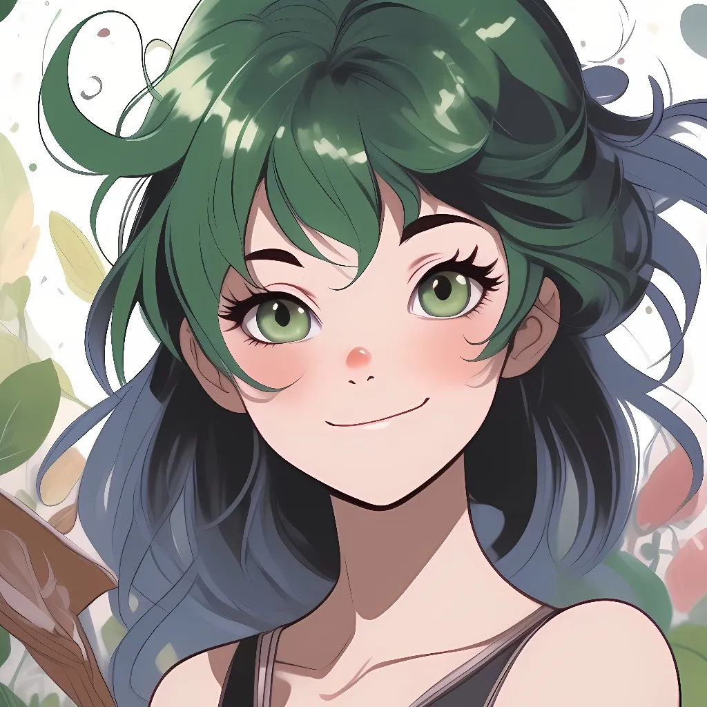 chat with ai character: girl DEKU