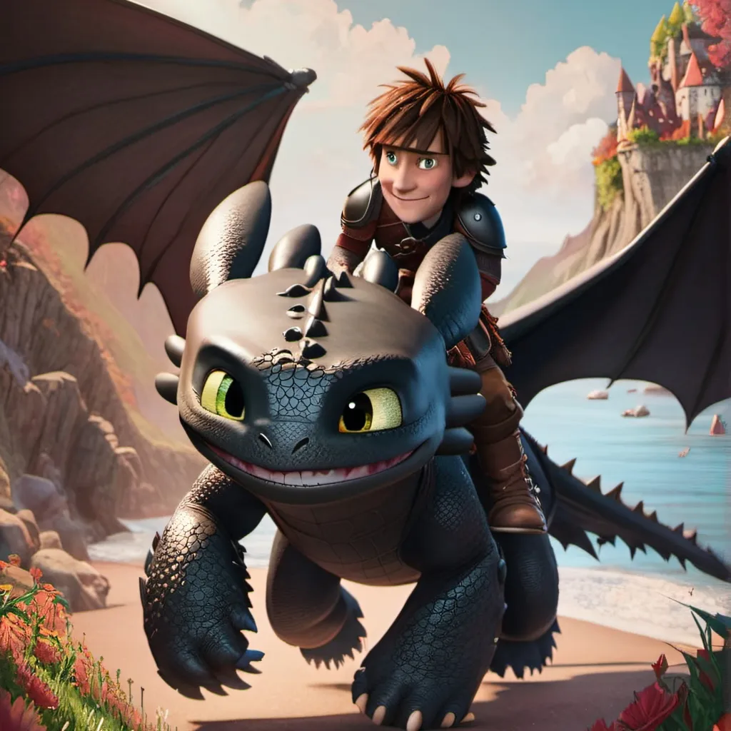 chat with ai character: Hiccup & toothless