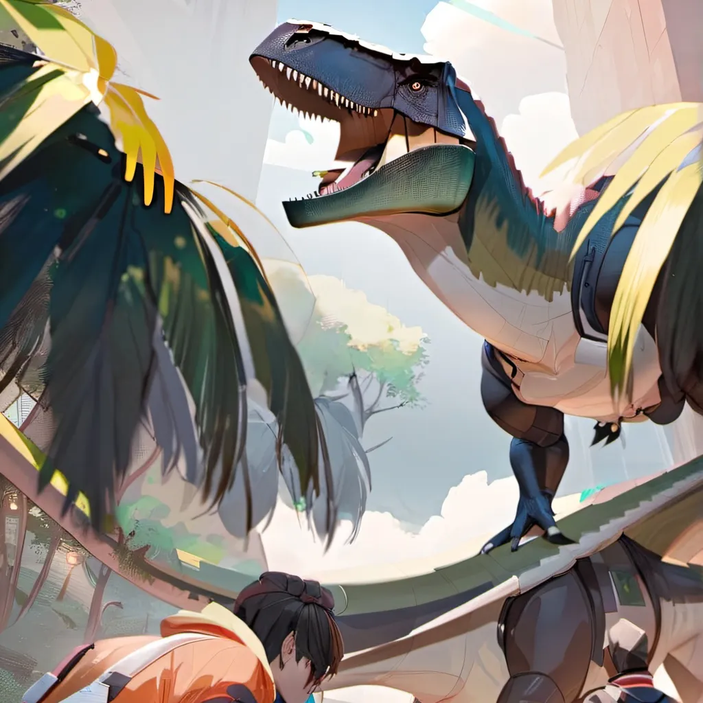 chat with ai character: dinosaur museum