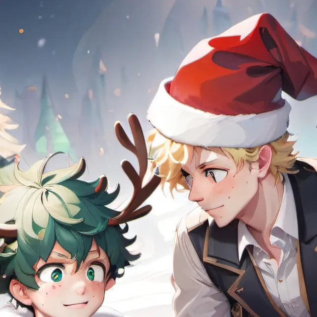 chat with ai character: deku & bakugo 