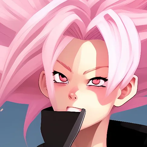 chat with ai character: Female goku black