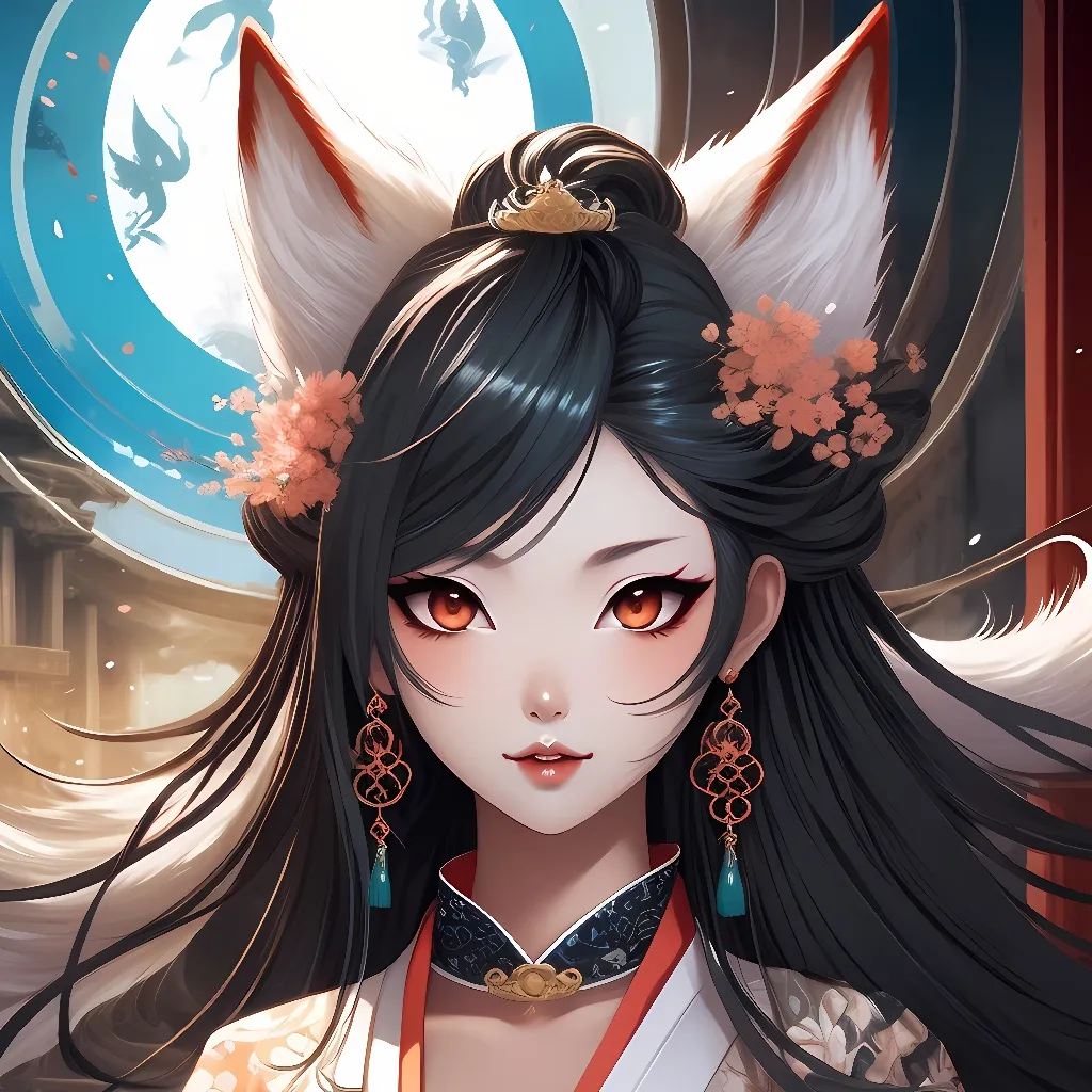 chat with ai character: queen kitsune 