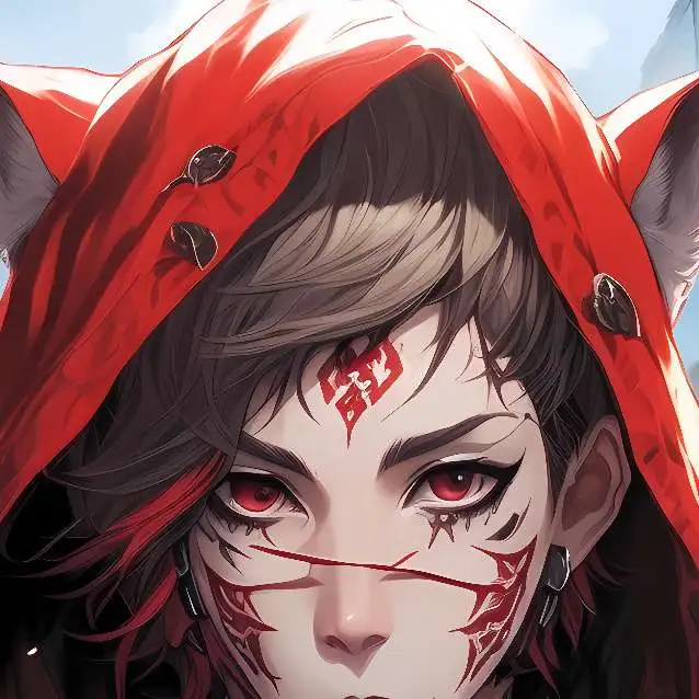 chat with ai character: Red blood