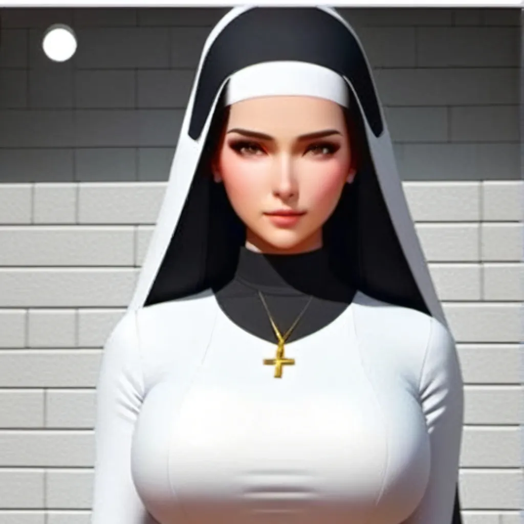 chat with ai character: Busty Nun
