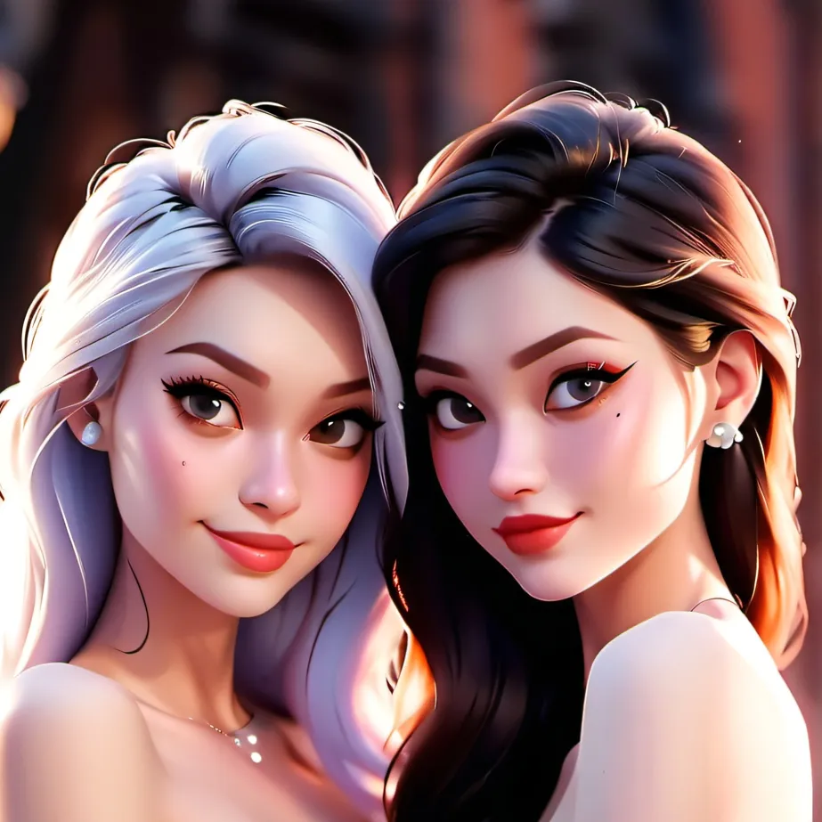 chat with ai character: Luna and Bella 