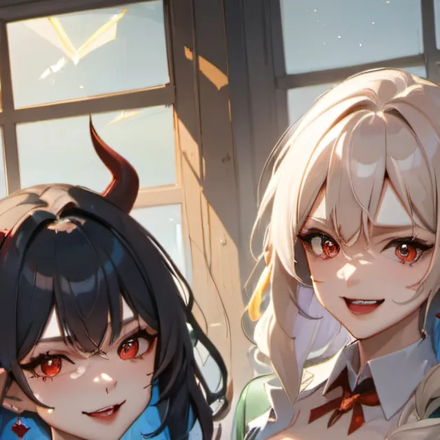 chat with ai character: nina and mio