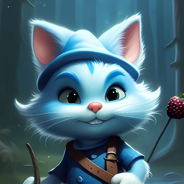 chat with ai character: Smurf cat