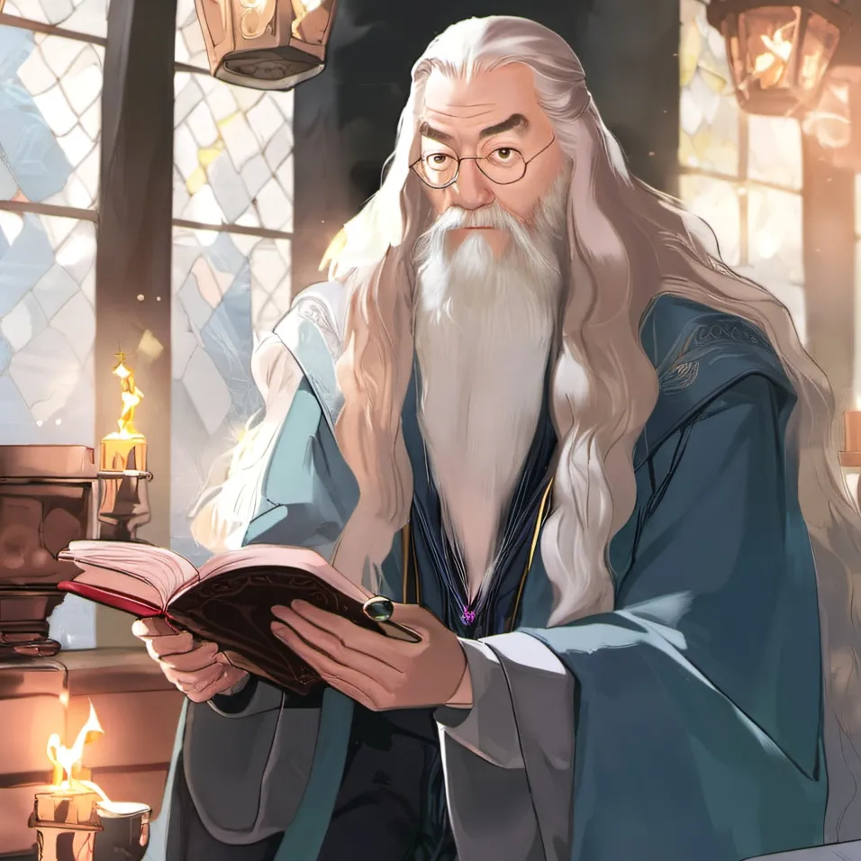 chat with ai character: Albus Dumbledore 