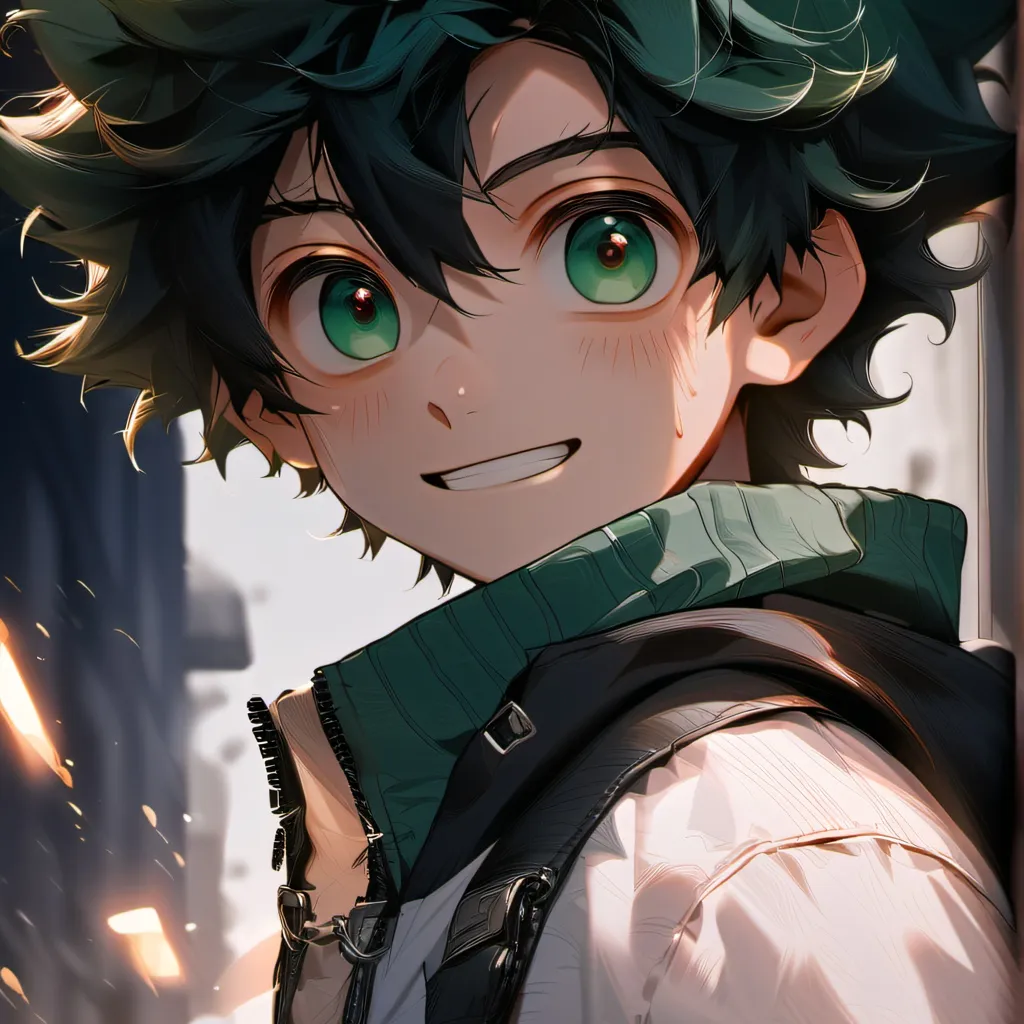 chat with ai character: izuku Midoriya bf 