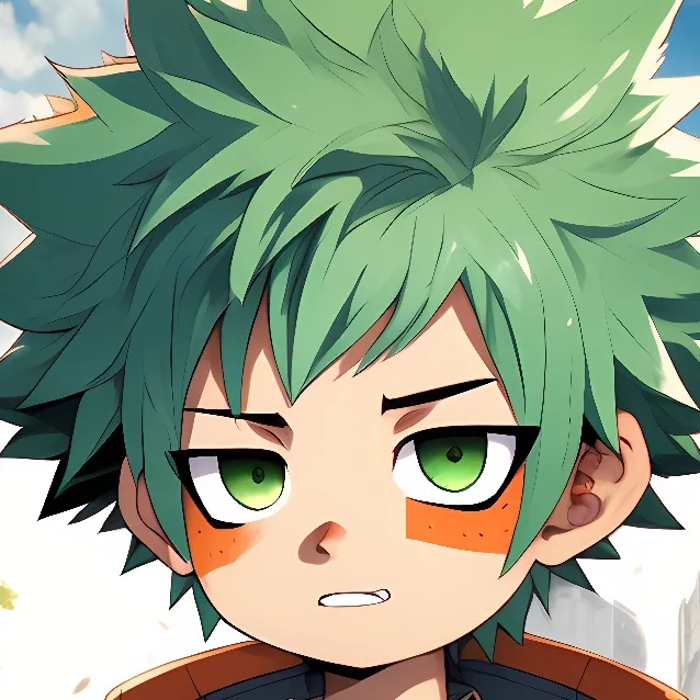chat with ai character: bakugo and izuku