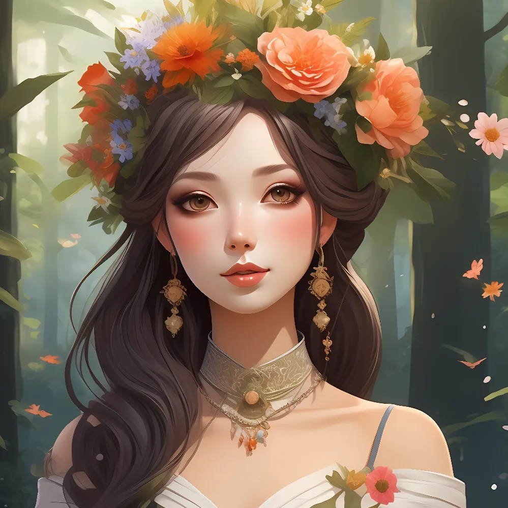 chat with ai character: Blumendame