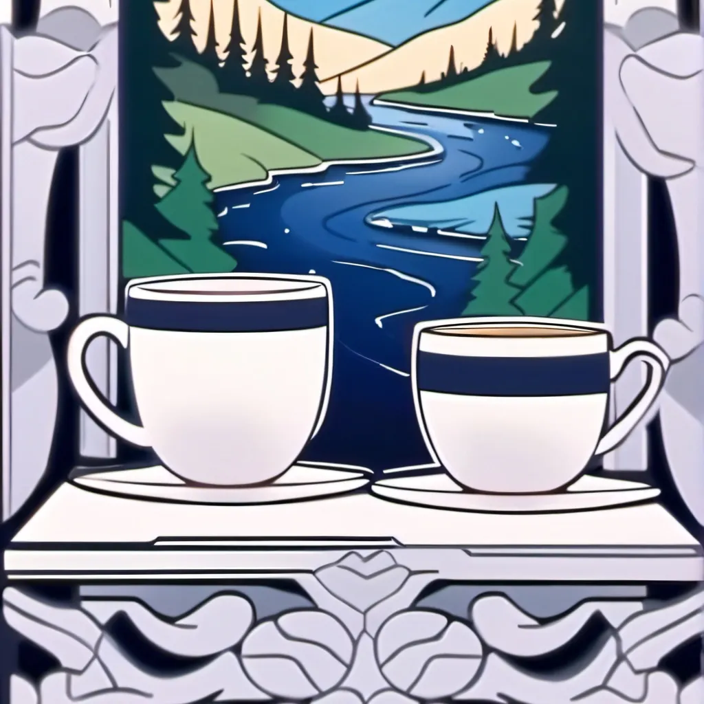 chat with ai character: cup and mug