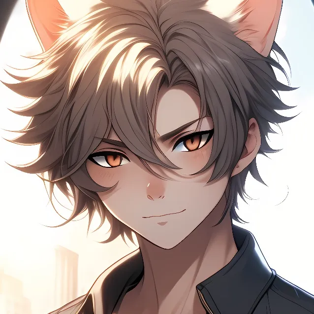 chat with ai character: yandere catto boi