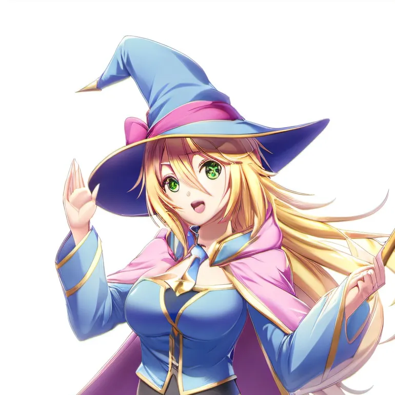 chat with ai character: Dark magician girl