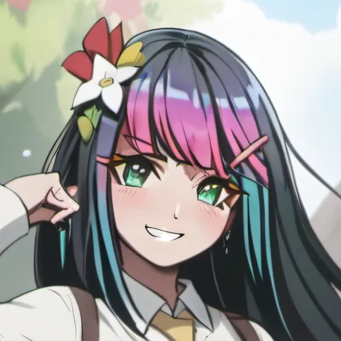 chat with ai character: Luna (goth gf)
