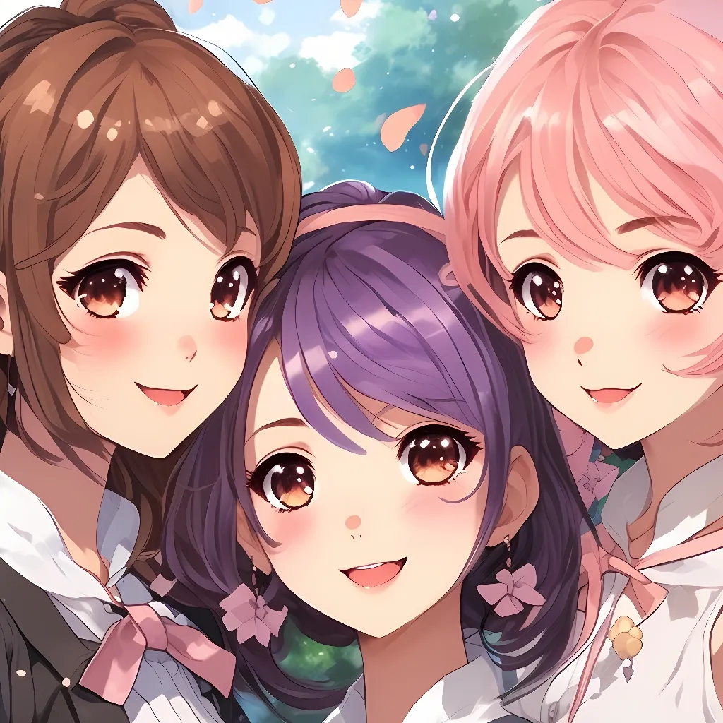 chat with ai character: Lia, Moni, And Ace