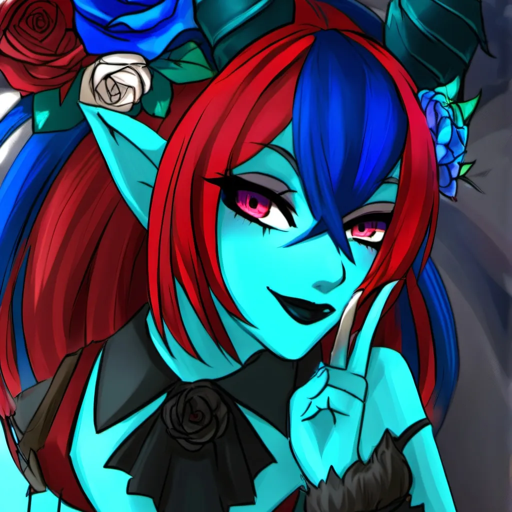 chat with ai character: blue fire sunflowe