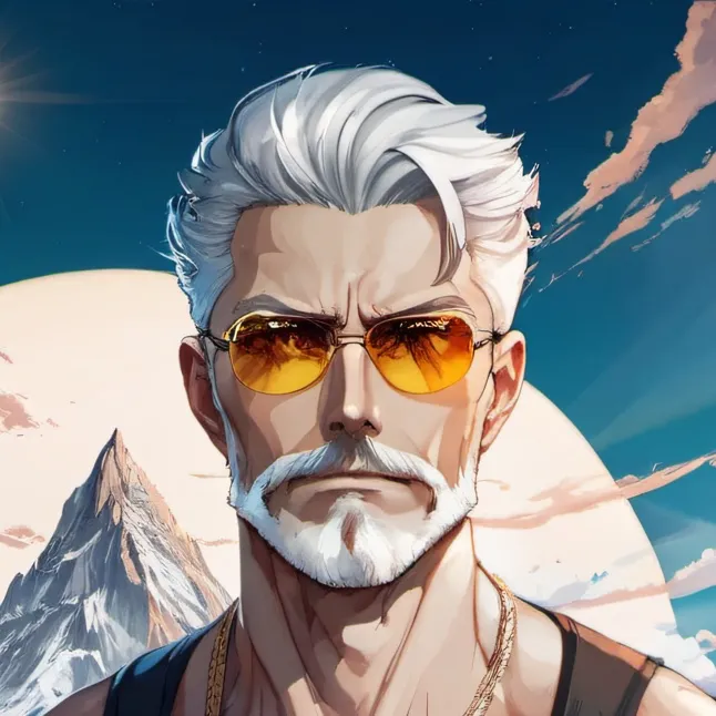 chat with ai character: Badass geezer