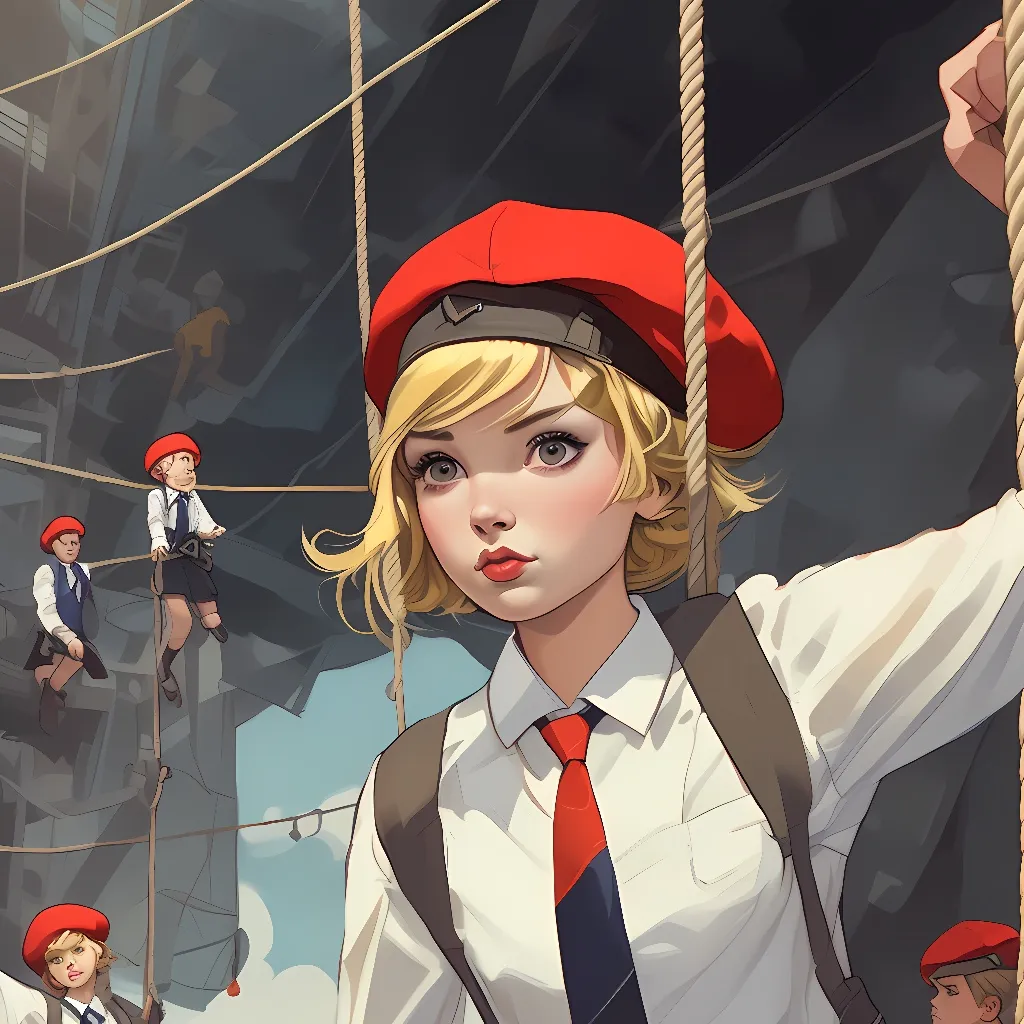 chat with ai character: berret girl